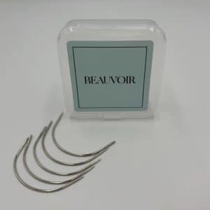 Beauvoir Hair Silver Needles 5pk