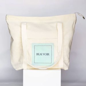 Beauvoir Hair Canvas Tote Bag