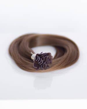 Beauvoir Hair K-Tip 22" Pro Blend #8 Whiskey Brown