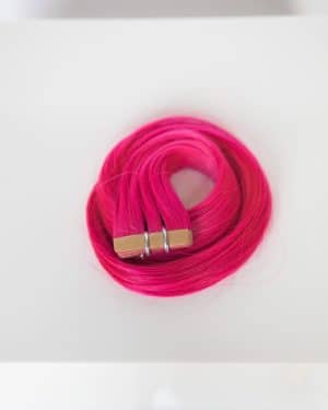 Beauvoir Hair Tape-In 18" Pro Blend  #45/42 Vivid Hot Pink