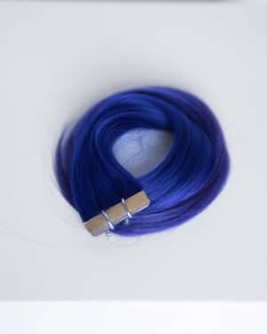 Beauvoir Hair Tape-in 18" (10 Pack) Pro Blend VIVIDS #54/62 Ombre Dark Violet