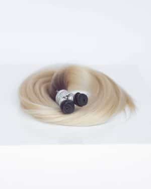 Beauvior Hair Genius Weft 22" Pro Blend #T3/60 Cocoa Rooted Blonde