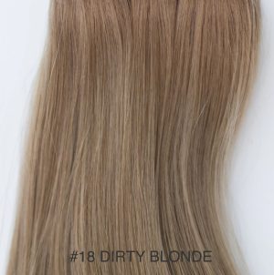 Beauvoir Hair Butterfly Weft 16" Pro Blend #18 Dirty Blonde