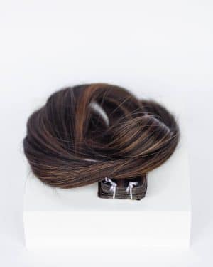 Beauvoir Hair Tape-In 22" Pro Blend #1B/2/6 Dark Chocolate Caramel