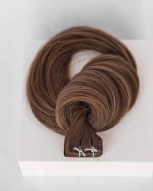 Beauvoir Hair Tape-In 24" 55g Professional - #8 Whiskey Brown