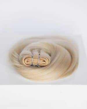 Beauvoir Hair Machine Weft 28" Pro Blend #80 Hollywood Blonde