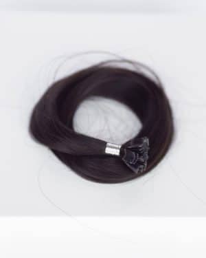 Beauvoir Hair K-Tip 16" Pro Blend #1C Espresso Brown
