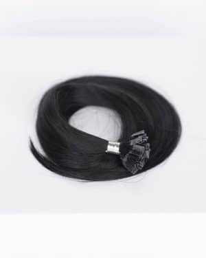 Beauvoir Hair K-Tip 16" Pro Blend #1B Midnight