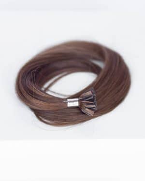 Beauvoir Hair K-Tip 16" Pro Blend #4 Roasted Walnut
