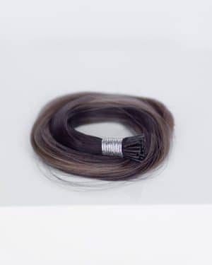Beauvoir Hair I-Tip 16" Pro Blend #8 Whiskey Brown