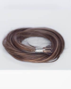 Beauvoir Hair I-Tip 16" Pro Blend #4/27 Chocolate Brule