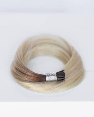 Beauvoir Hair I-Tip 16" Pro Blend #T3/60 Cocoa Rooted Blonde